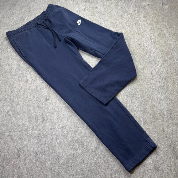 Nike Sportswear Club Fleece Sweatpants Men S Blue 804395 Straight 30" b092 - Picture 1 of 16
